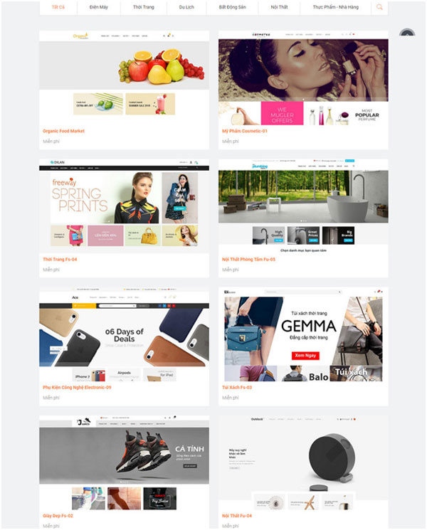 Thiết kế website bán hạng tại Nhân Hòa Web4s